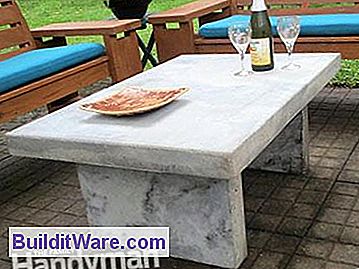 Bauen Sie einen Outdoor-Tisch mit Quikrete Arbeitsplatten-Mix